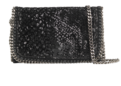 Sequin Fold Over Falabella, front view